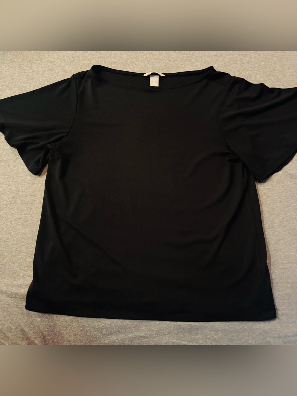 H&M Black Short Sleeve Crew Neck Tee